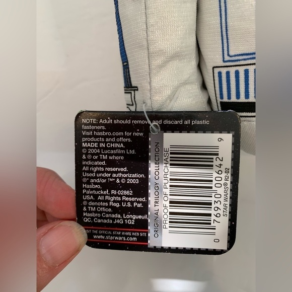 Star Wars Buddies R2-D2 Bean 6” Plush 2004 - Picture 5 of 6